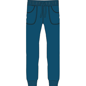 PANTALONE FEMMINUCCIA LUNGO IN FELPA ANNI 7/14