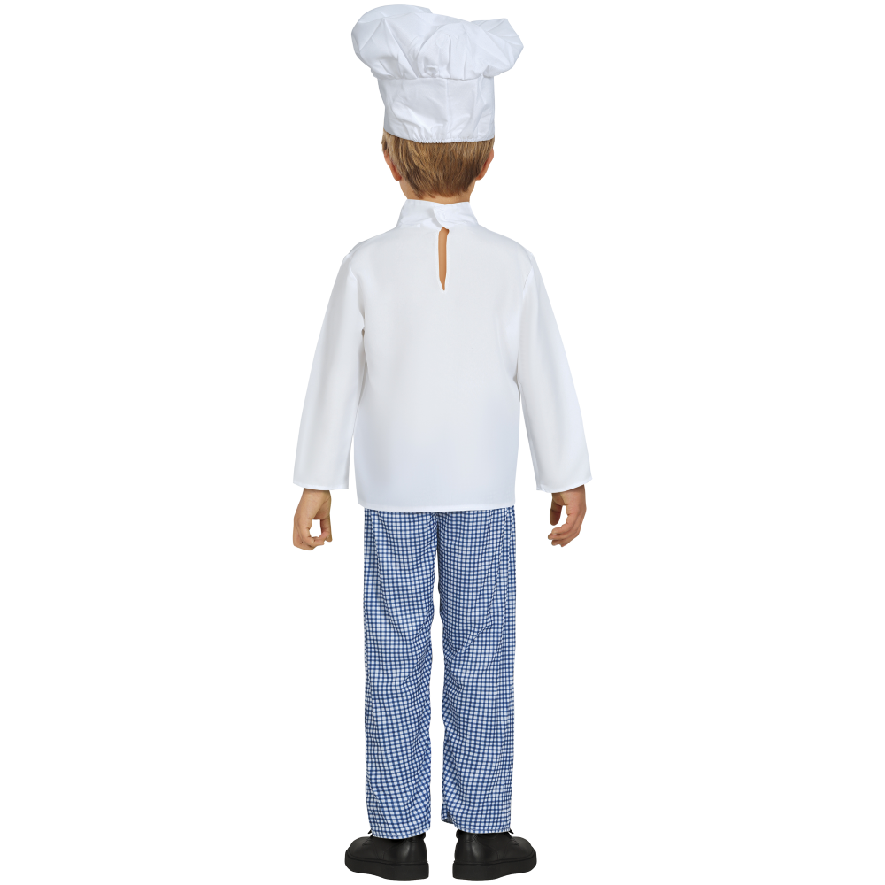 COSTUME CHEF TRAVESTIMENTO CUOCO UNISEX CARNEVALE COSPLAY FESTE IN MASCHERA - 8336