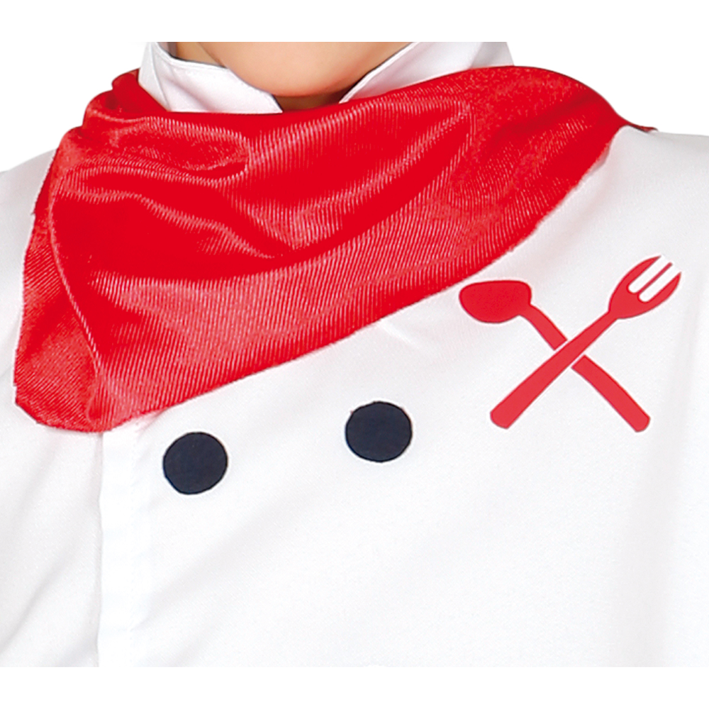 COSTUME CHEF TRAVESTIMENTO CUOCO UNISEX CARNEVALE COSPLAY FESTE IN MASCHERA - 8336