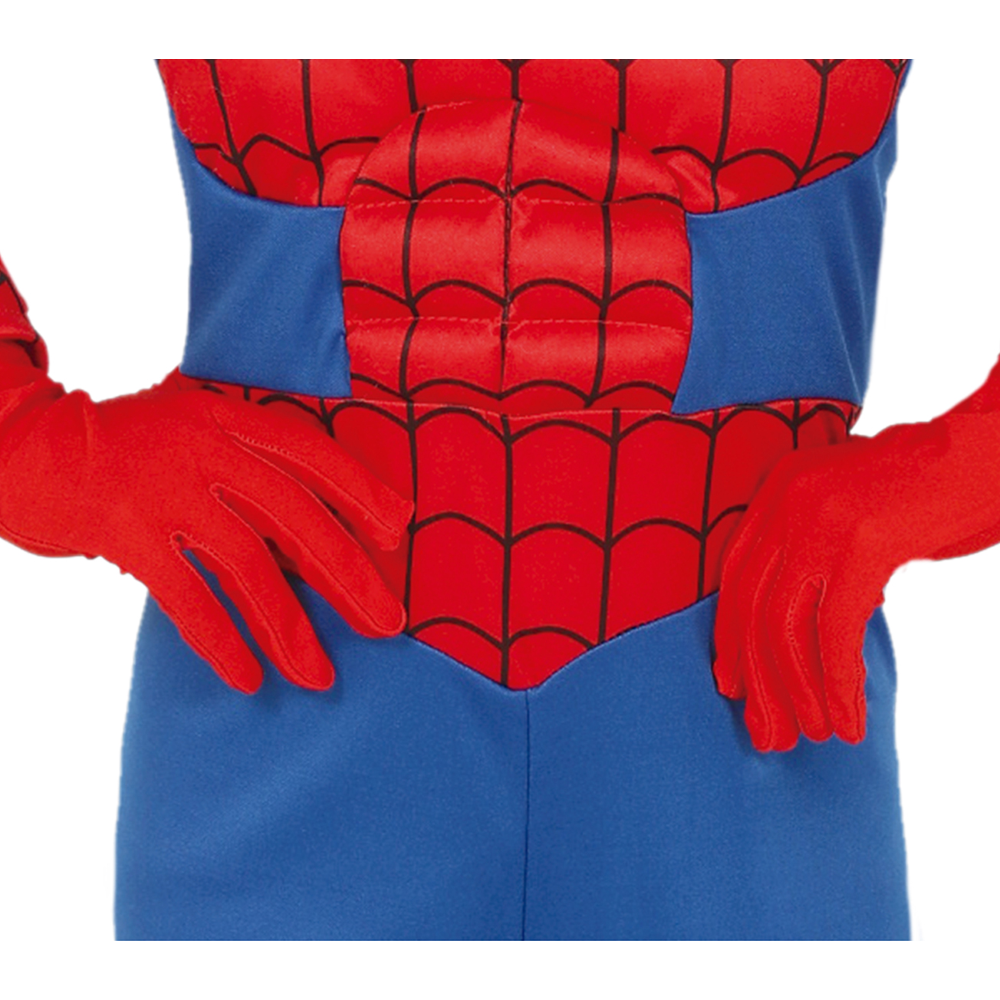 COSTUME SUPEREROE MUSCOLOSO TRAVESTIMENTO CARNEVALE COSPLAY SPIDERMAN FESTE IN MASCHERA - 8358