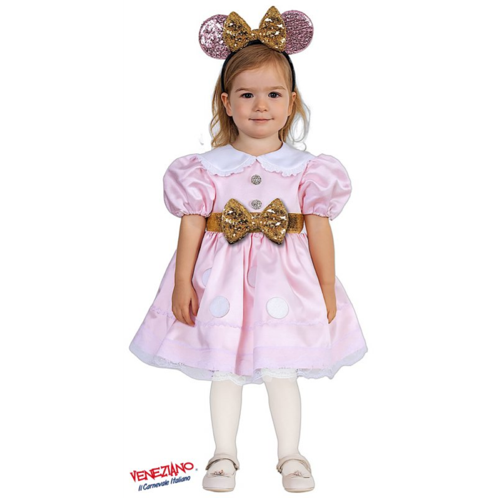 VESTITO CARNEVALE PICCOLA TOPINA PRESTIGE COSTUME TRAVESTIMENTO BAMBINA
