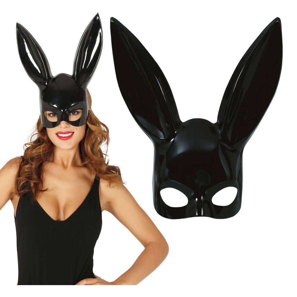 MASCHERA CONIGLIETTA SEXY ACCESSORIO DONNA TRAVESTIMENTO CARNEVALE COSPLAY FESTE IN MASCHERA - 2893