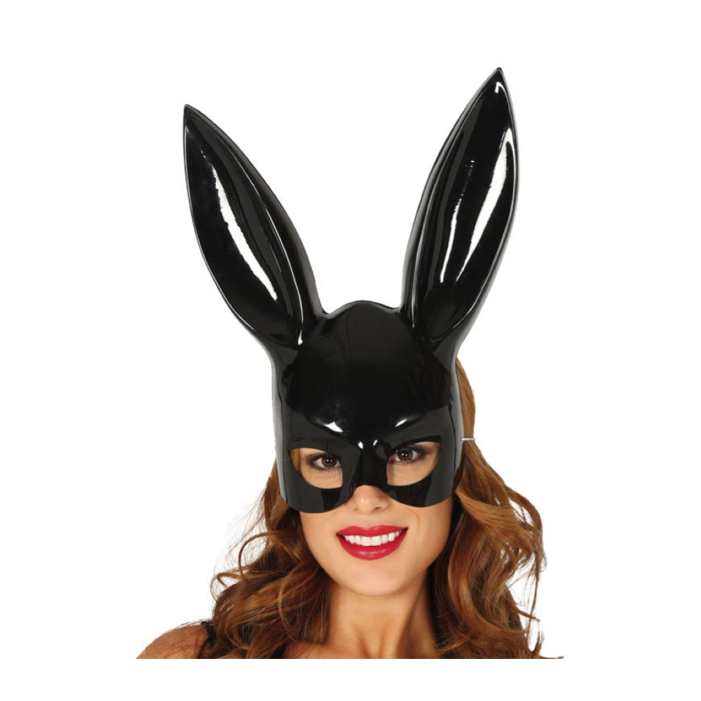 MASCHERA CONIGLIETTA SEXY ACCESSORIO DONNA TRAVESTIMENTO CARNEVALE COSPLAY FESTE IN MASCHERA - 2893