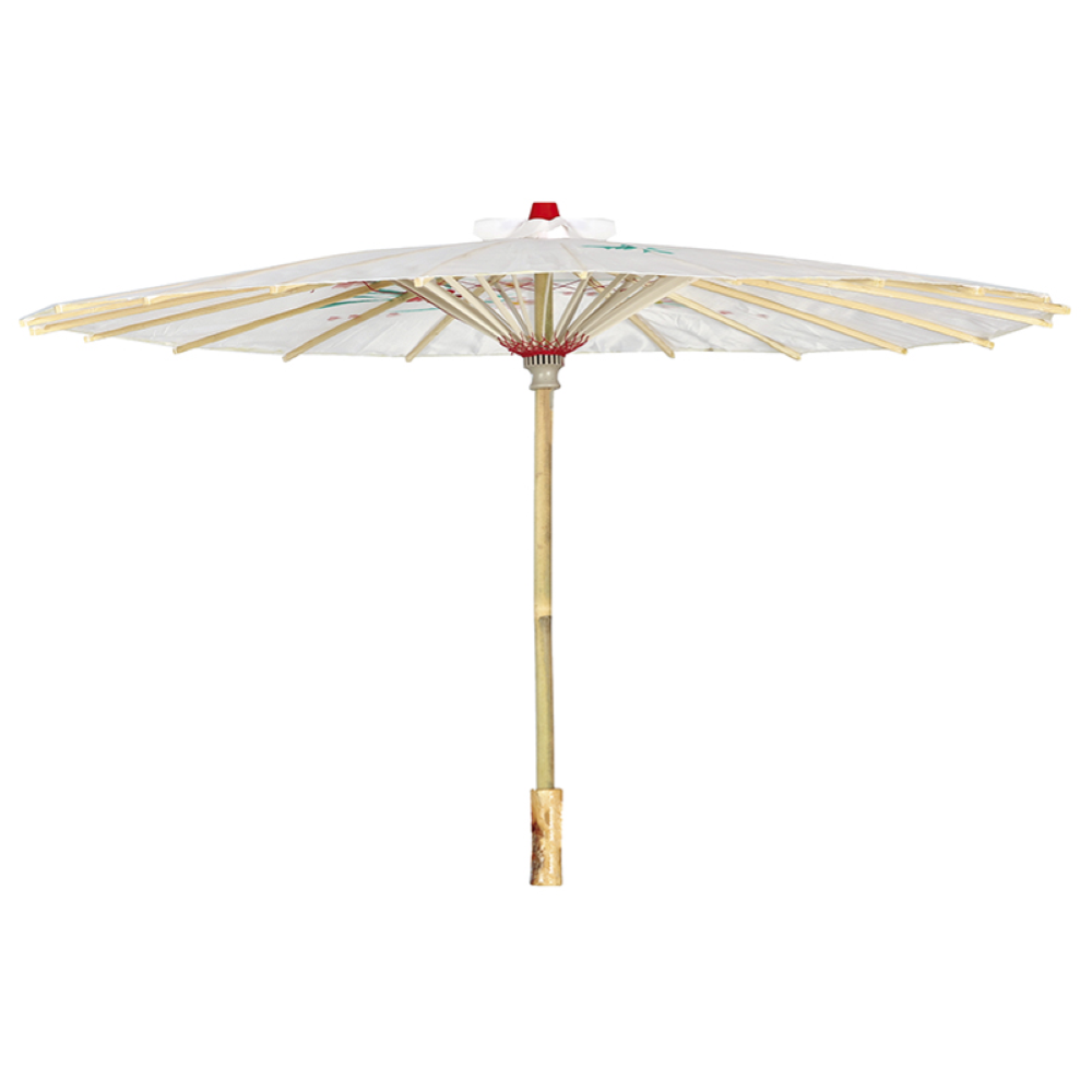 OMBRELLINO PARASOLE GIAPPONESE ORIENTALE IN CARTA CON STRUTTURA IN LEGNO ACCESSORIO CARNEVALE COSPLAY - 16890