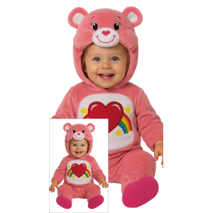 COSTUME ORSETTO ARCOBALENO TUTA CON CAPPUCCIO TRAVESTIMENTO CARNEVALE FESTE IN MASCHERA - 7607