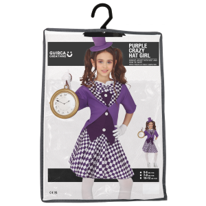 COSTUME CAPPELLAIA MATTA TRAVESTIMENTO CARNEVALE COSPLAY FESTE IN MASCHERA - 7718