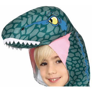 COSTUME VELOCIRAPTOR TRAVESTIMENTO DA DINOSAURO CARNEVALE COSPLAY FESTE IN MASCHERA - 7742