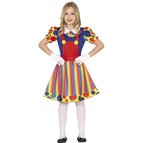 COSTUME CLOWN ABITO TRAVESTIMENTO DA PAGLIACCIO CARNEVALE COSPLAY FESTE IN MASCHERA - 7750