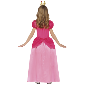 COSTUME PRINCIPESSA STELLARE ABITO TRAVESTIMENTO CARNEVALE COSPLAY PEACH FESTE IN MASCHERA - 7847
