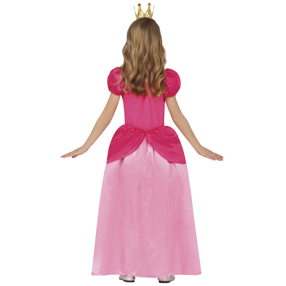 COSTUME PRINCIPESSA STELLARE ABITO TRAVESTIMENTO CARNEVALE COSPLAY PEACH FESTE IN MASCHERA - 7847