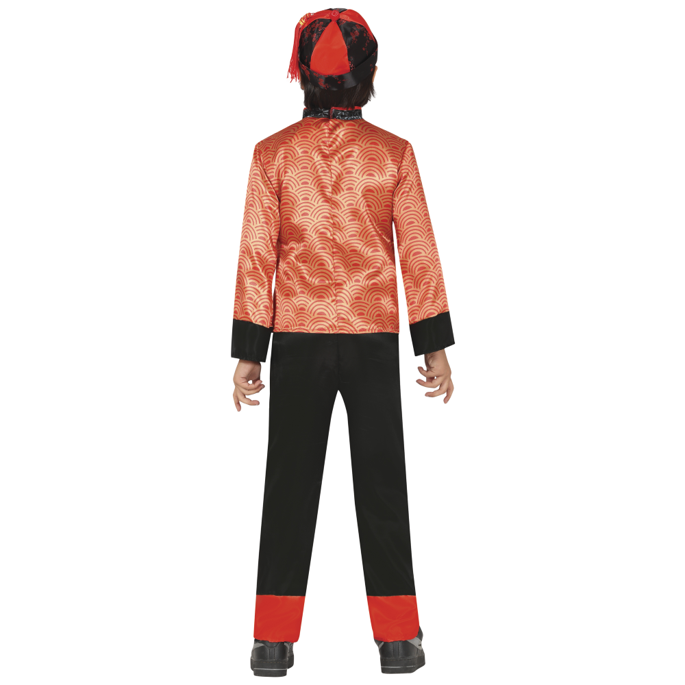 COSTUME TRADIZIONALE CINESE TRAVESTIMENTO ORIENTALE CARNEVALE COSPLAY FESTE IN MASCHERA - 7850