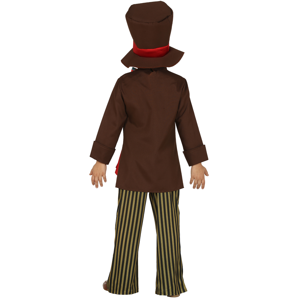 COSTUME SARTO PAZZO TRAVESTIMENTO CARNEVALE FESTE IN MASCHERA COSPLAY CAPPELLAIO MATTO - 8361