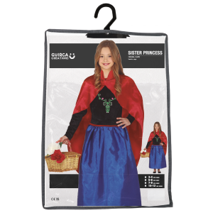 COSTUME PRINCIPESSA ABITO E MANTELLO TRAVESTIMENTO CARNEVALE FESTE IN MASCHERA COSPLAY ANNA FROZEN - 8366