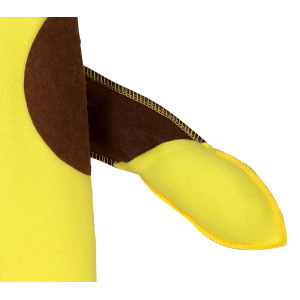 COSTUME CINCILLÀ ELETTRICO TUTA CON CAPPUCCIO TRAVESTIMENTO CARNEVALE FESTE IN MASCHERA COSPLAY PIKACHU - 8600