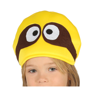 COSTUME AIUTANTE GIALLO TRAVESTIMENTO CARNEVALE FESTE IN MASCHERA COSPLAY MINIONS - 8762