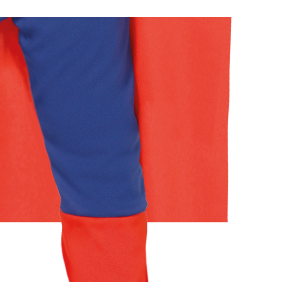 COSTUME SUPEREROE MUSCOLOSO TRAVESTIMENTO CARNEVALE FESTE IN MASCHERA COSPLAY SUPERMAN - 8848