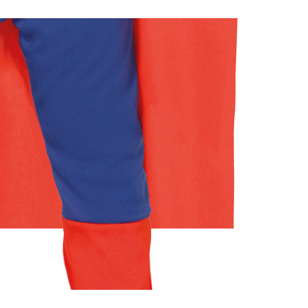 COSTUME SUPEREROE MUSCOLOSO TRAVESTIMENTO CARNEVALE FESTE IN MASCHERA COSPLAY SUPERMAN - 8848