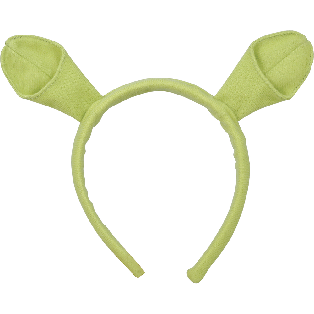 CERCHIETTO ORECCHIE MOSTRO VERDE ACCESSORIO TRAVESTIMENTO CARNEVALE COSPLAY FIONA - 23095