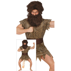 COSTUME DA HOMO ERECTUS TRAVESTIMENTO CARNEVALE COSPLAY FESTE IN MASCHERA - 8905