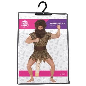 COSTUME DA HOMO ERECTUS TRAVESTIMENTO CARNEVALE COSPLAY FESTE IN MASCHERA - 8905