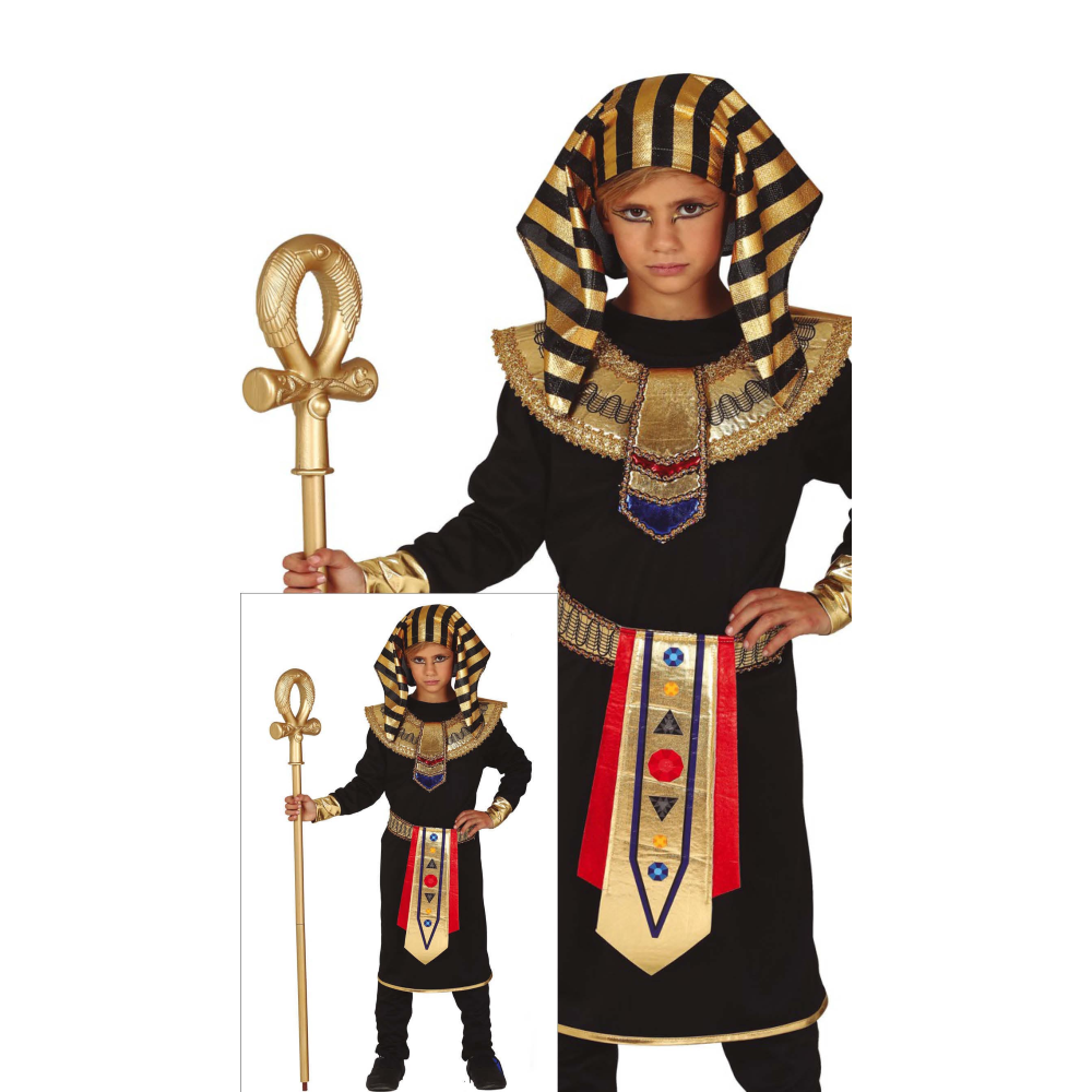 COSTUME RE EGIZIANO TRAVESTIMENTO CARNEVALE COSPLAY EGITTO  FESTE IN MASCHERA - 8355