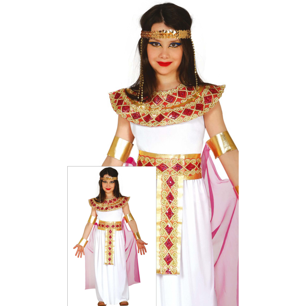 COSTUME PRINCIPESSA EGIZIANA TRAVESTIMENTO CARNEVALE COSPLAY EGITTO FESTE IN MASCHERA - 8594