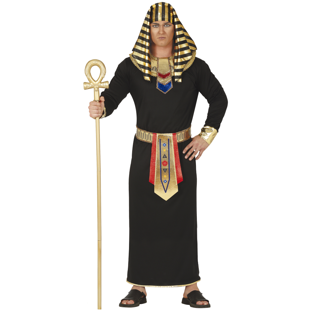 COSTUME RE EGIZIANO TRAVESTIMENTO CARNEVALE COSPLAY EGITTO FESTE IN MASCHERA - 8661