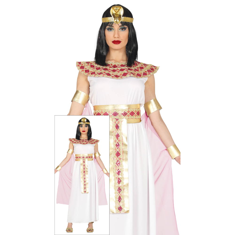 COSTUME PRINCIPESSA EGIZIANA TRAVESTIMENTO CARNEVALE COSPLAY EGITTO FESTE IN MASCHERA - 8829