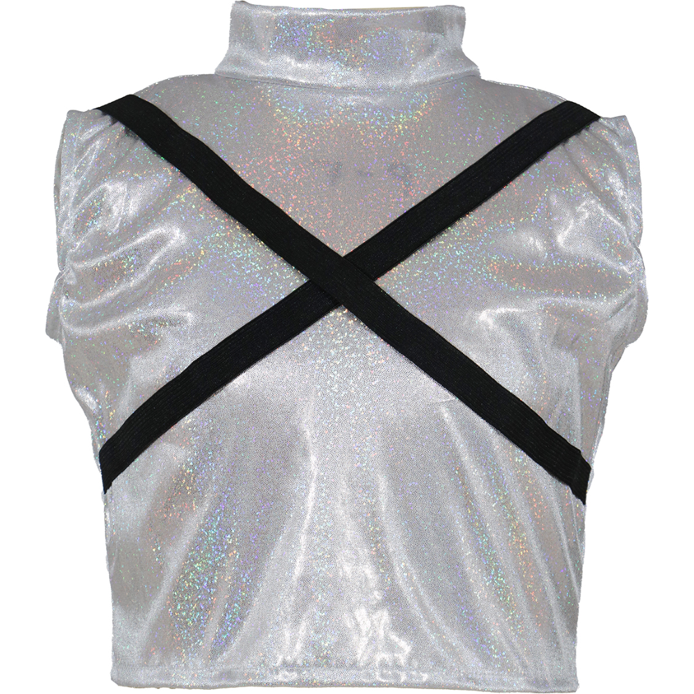 COSTUME K-POP STAR SILVER LEADER TRAVESTIMENTO CARNEVALE COSPLAY RUMI HUNTRIX IDOL GOLDEN - 8910