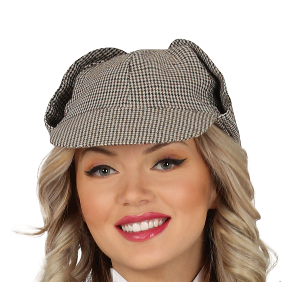 COSTUME DETECTIVE DONNA TRAVESTIMENTO CARNEVALE COSPLAY SHERLOCK HOLMES FESTE IN MASCHERA - 7922