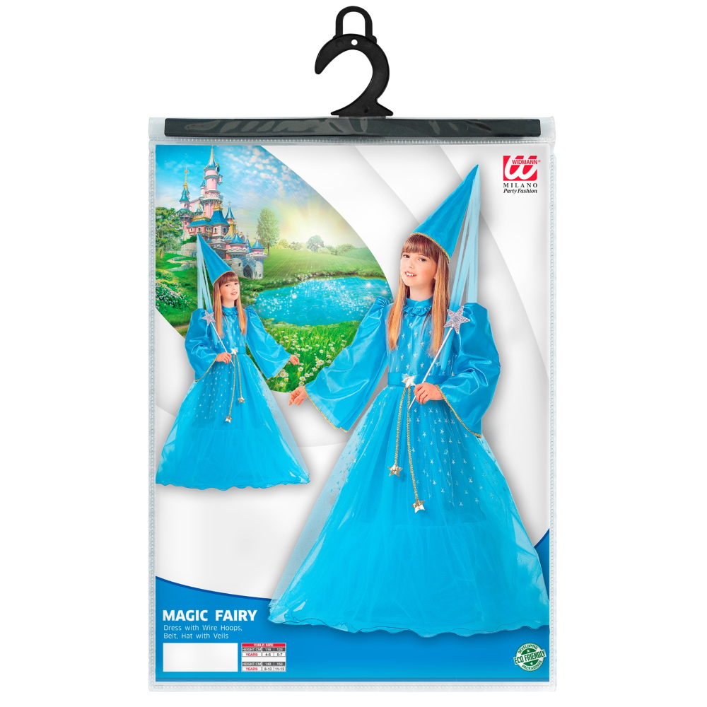 COSTUME FATINA MAGICA TRAVESTIMENTO CARNEVALE COSPLAY FATA MADRINA FESTE A TEMA -3896 