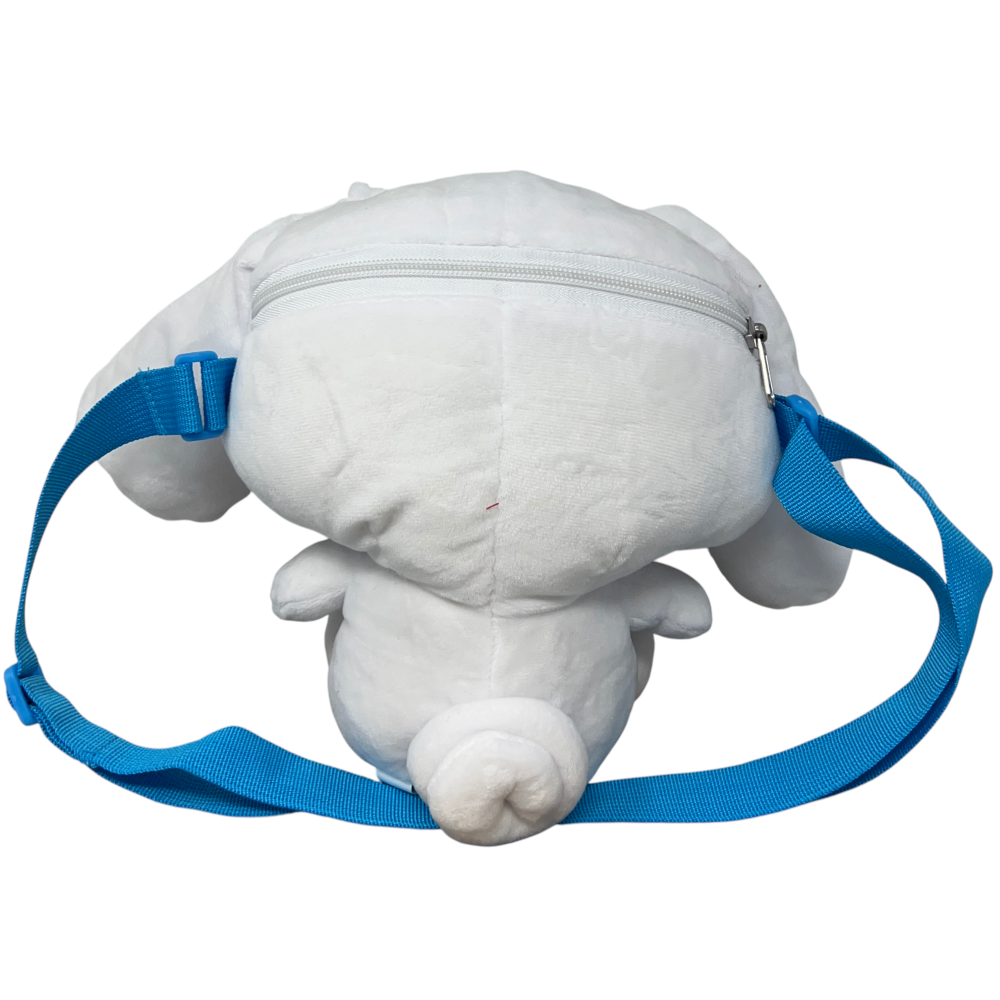 BORSETTA IN PELUCHE CINNAMOROLL SANRIO CON TRACOLLA REGOLABILE ACCESSORIO DA PASSEGGIO BAMBINI- 6287