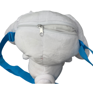 BORSETTA IN PELUCHE CINNAMOROLL SANRIO CON TRACOLLA REGOLABILE ACCESSORIO DA PASSEGGIO BAMBINI- 6287