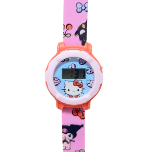 OROLOGIO HELLO KITTY DA POLSO DIGITALE IN SALVADANAIO CON CINTURINO REGOLABILE - GNTNE1HK