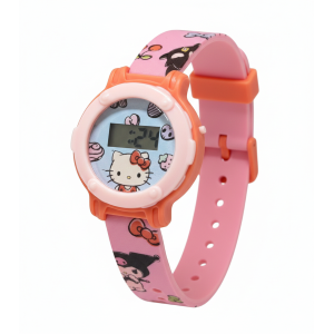 OROLOGIO HELLO KITTY DA POLSO DIGITALE IN SALVADANAIO CON CINTURINO REGOLABILE - GNTNE1HK