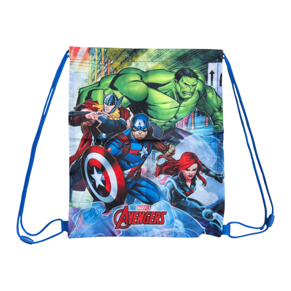 SACCA AVENGERS MARVEL SUPEREROI BORSA TEMPO LIBERO PALESTRA CM. 38X29 - M01512MC