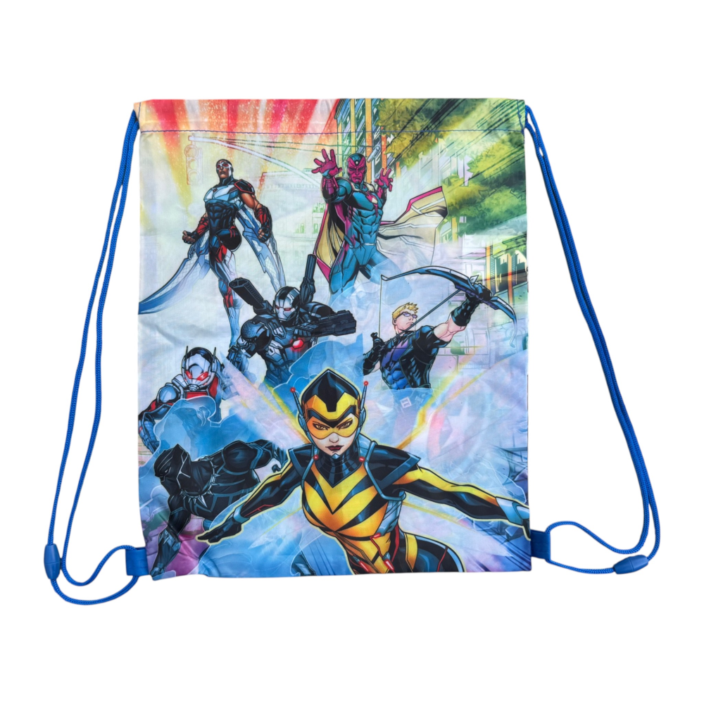 SACCA AVENGERS MARVEL SUPEREROI BORSA TEMPO LIBERO PALESTRA CM. 38X29 - M01512MC