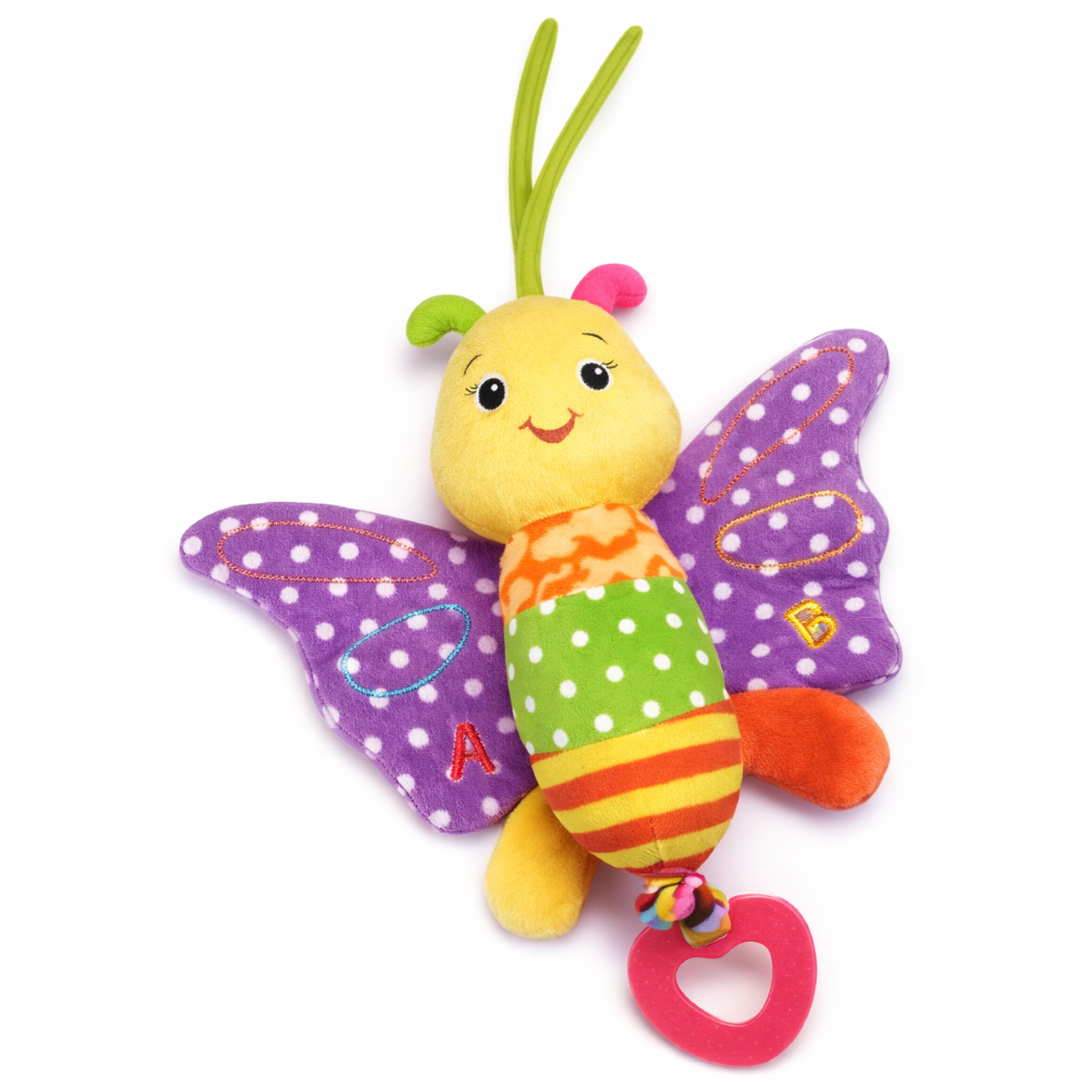 PELUCHE FARFALLA CARION ACTIVITY FEMMINUCCIA CON GIOCHI CM.32 VENTURELLI - 785103/2