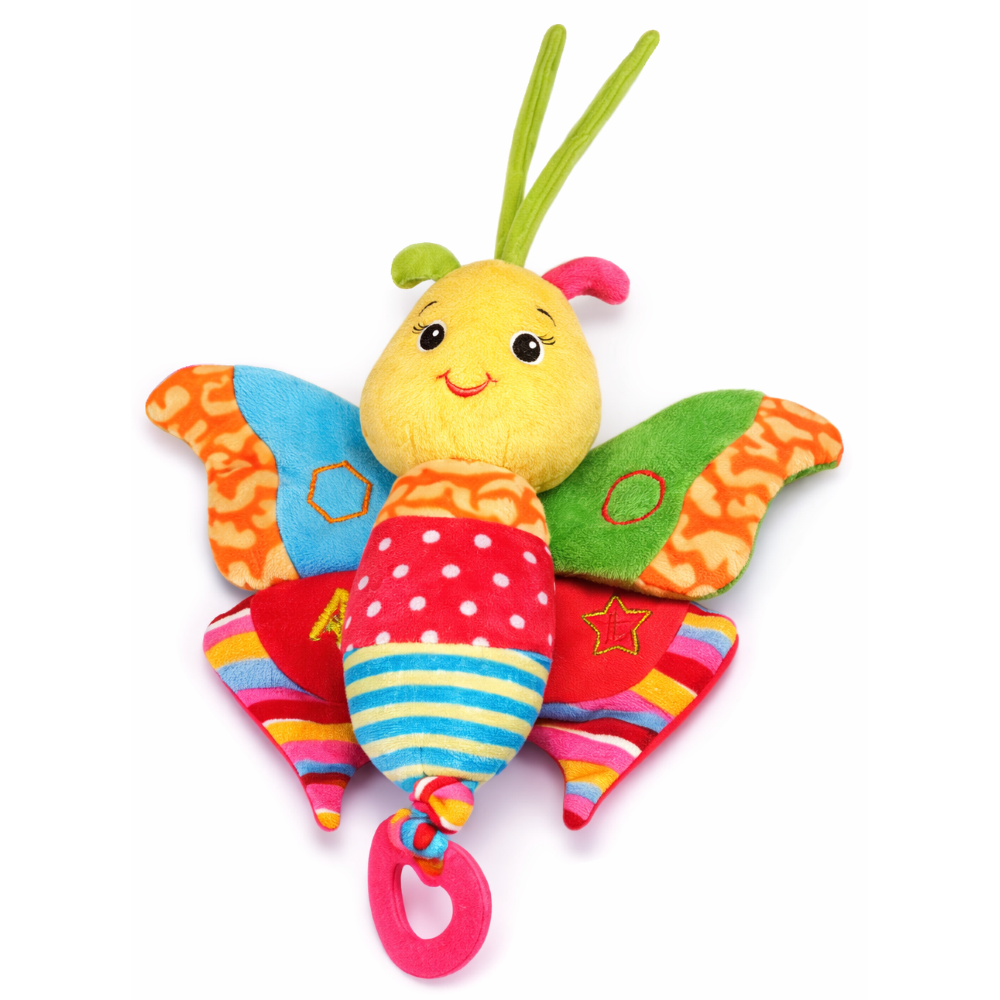 PELUCHE FARFALLA CARION ACTIVITY FEMMINUCCIA CON GIOCHI CM.32 VENTURELLI - 785103/3