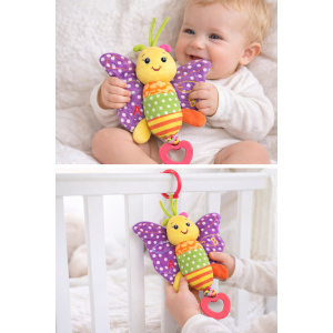 PELUCHE FARFALLA CARION ACTIVITY FEMMINUCCIA CON GIOCHI CM.32 VENTURELLI - 785103/2