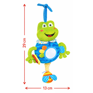 PELUCHE CARILLON RANOCCHIO NEONATO CM. 29 VENTURELLI - 785111/2