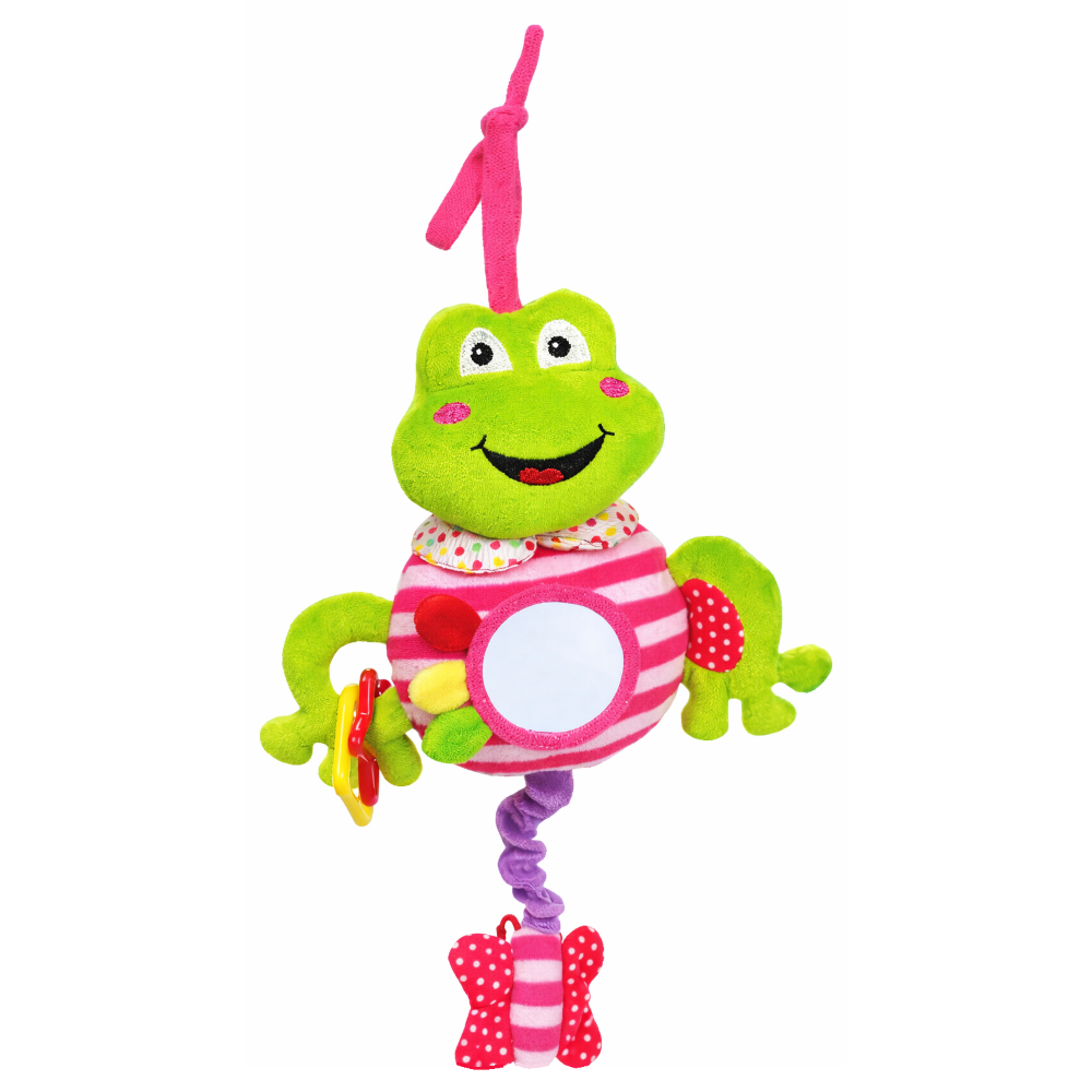 PELUCHE CARILLON RANOCCHIO NEONATO CM. 29 VENTURELLI - 785111/1