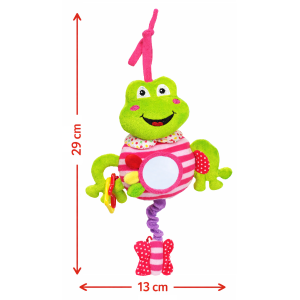 PELUCHE CARILLON RANOCCHIO NEONATO CM. 29 VENTURELLI - 785111/1