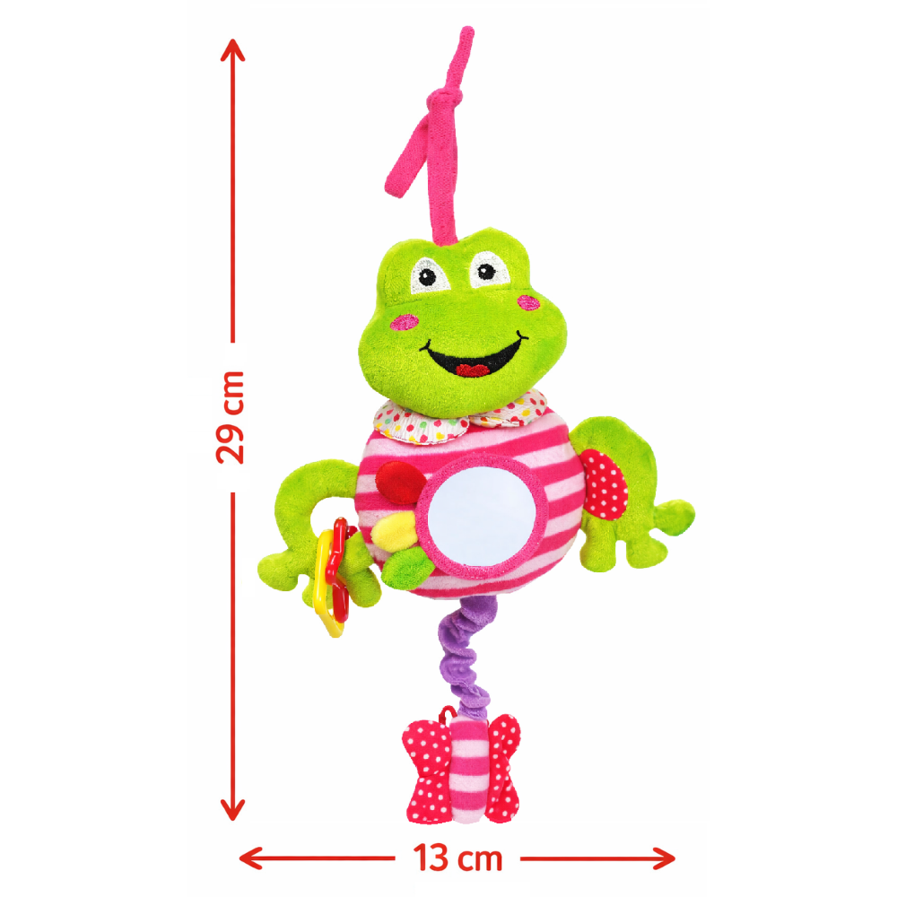 PELUCHE CARILLON RANOCCHIO NEONATO CM. 29 VENTURELLI - 785111/1
