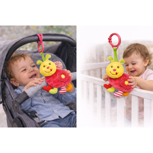 PELUCHE COCCINELLA CON GIOCHI NEONATO CM. 29 VENTURELLI - 785114/1