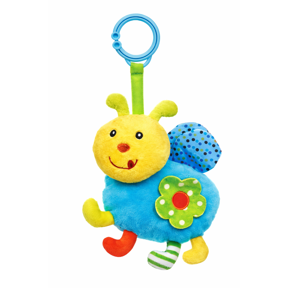 PELUCHE COCCINELLA CON GIOCHI NEONATO CM. 29 VENTURELLI - 785114/2