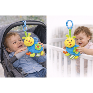PELUCHE COCCINELLA CON GIOCHI NEONATO CM. 29 VENTURELLI - 785114/2