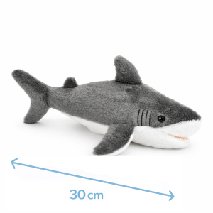PELUCHE SQUALO GRS CM. 30 PLASTICA RECICLATA LELLY - 800055