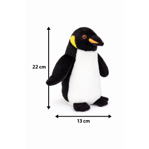 PELUCHE PINGUINO GRS CM. 22 PLASTICA RICICLATA LELLY - 800057