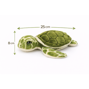 PELUCHE TARTARUGA GRS CM. 25  PLASTICA RICICLATA LELLY - 800059